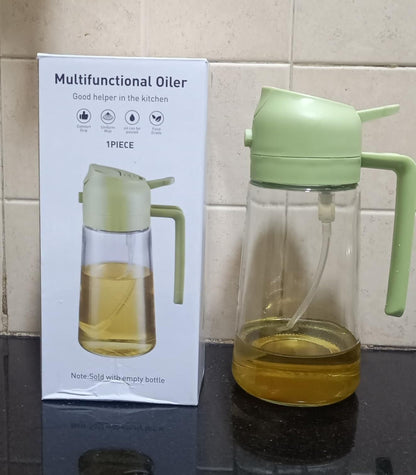 500ml Portable Glass Sprayer Oil Dispenser