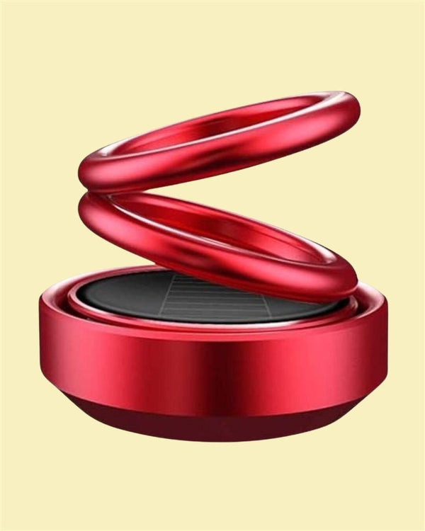 Red metal spring air freshener